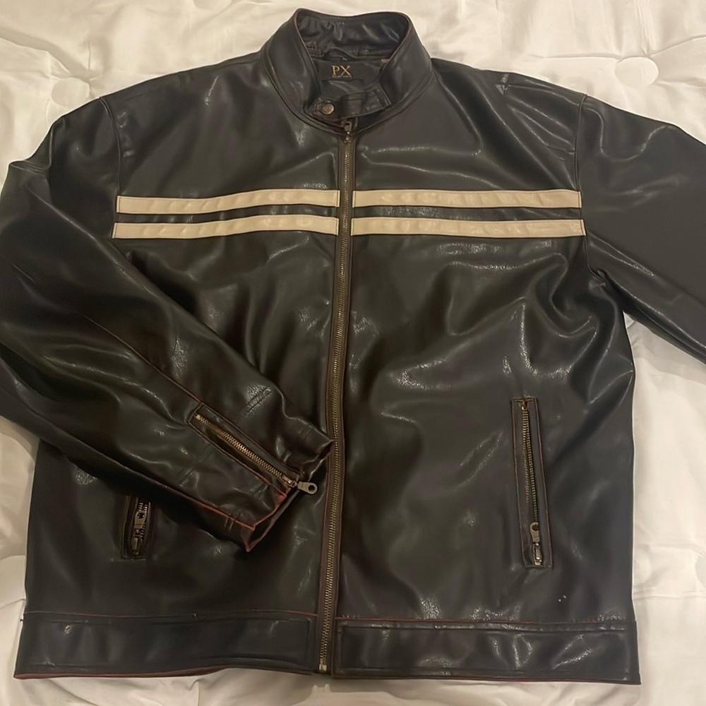 Px clothing men’s leather jacket